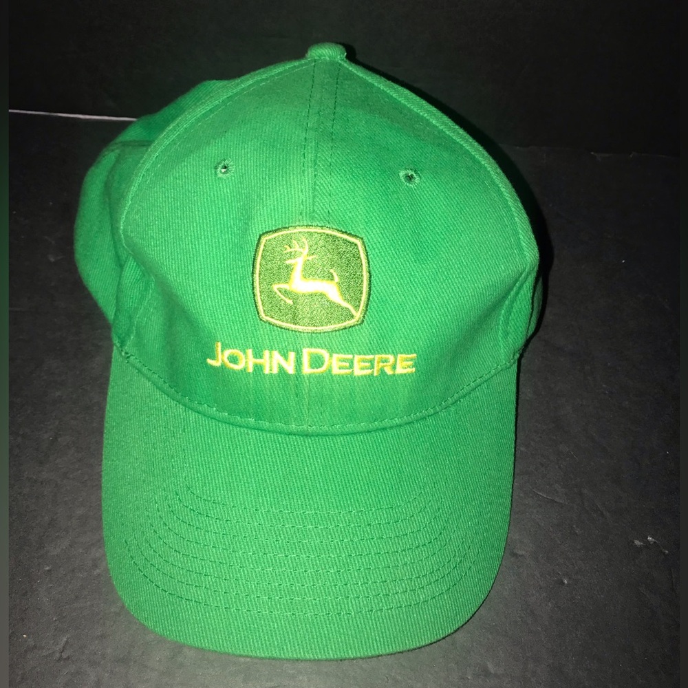 Classic John Deere Hat/Baseball Cap Green Logo Kern Machinery Adjustable Strap